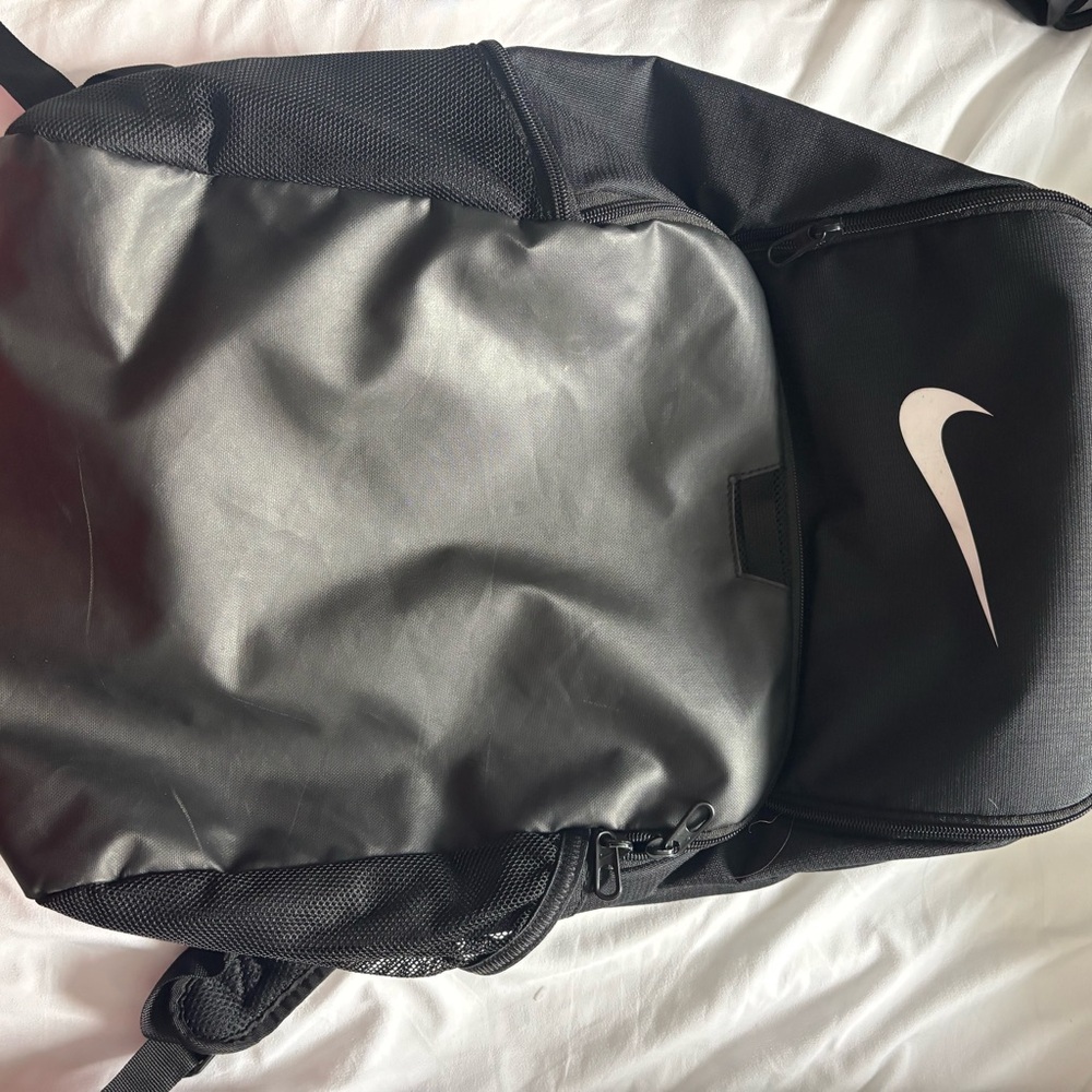 Nike Black and White Backpack